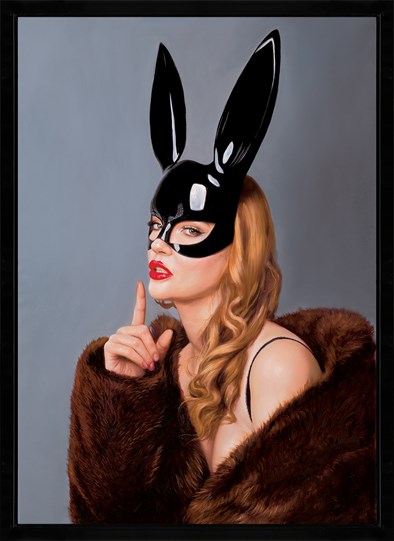 Hear me Whisper by Mila Alexander - Framed Glazed Box Canvas